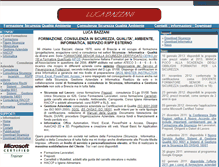 Tablet Screenshot of lucabazzani.com